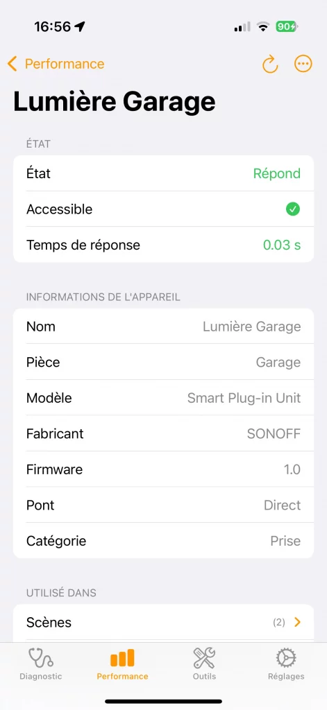 Détail d'un accessoire