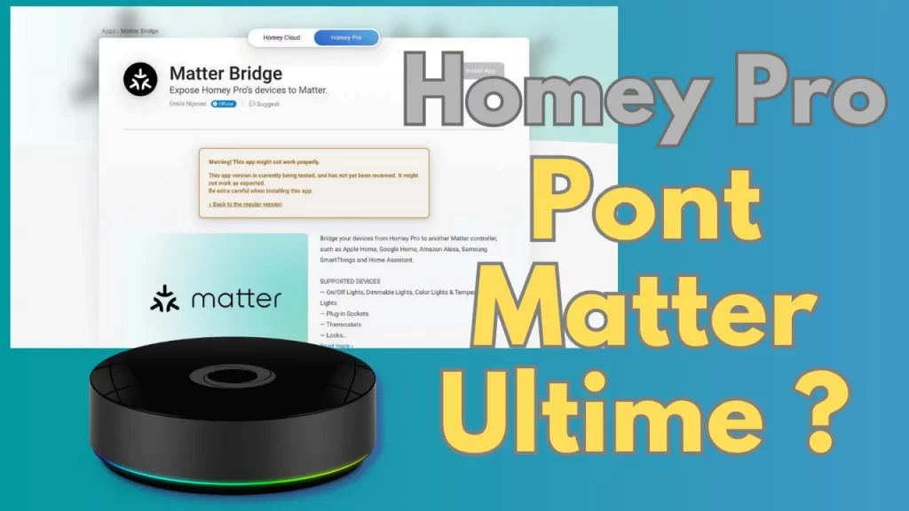 Homey Pro Point Matter Ultime