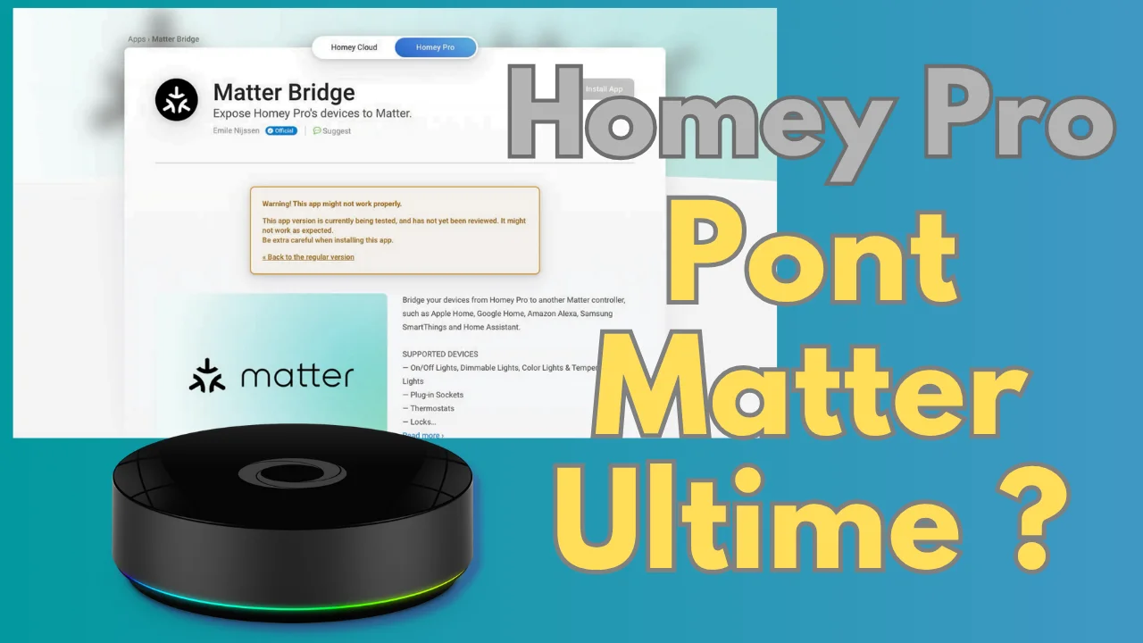 Homey Pro Point Matter Ultime