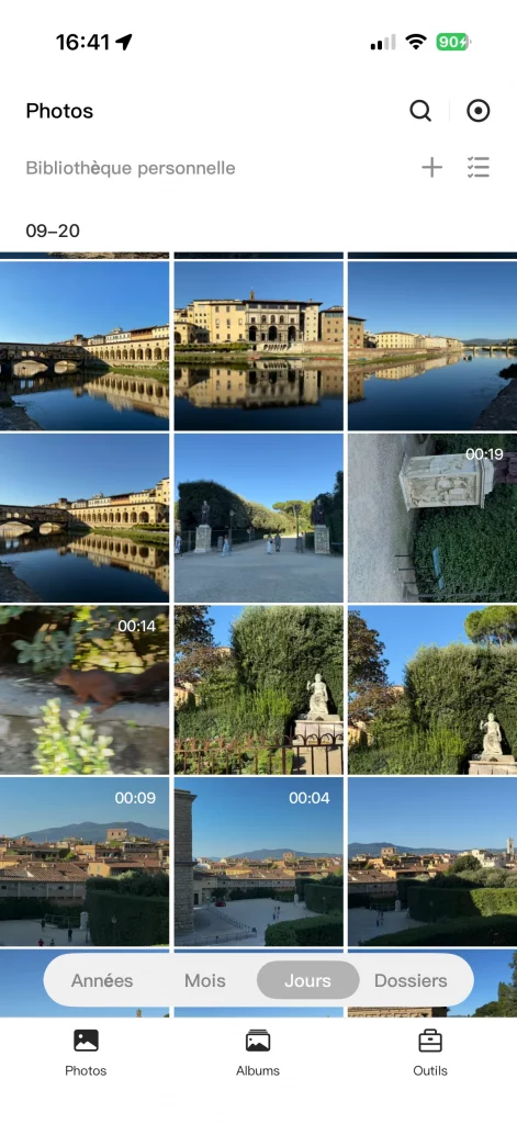 On peut sauvegarder automatiquement toutes ses photos sur son NAS depuis l'app mobile