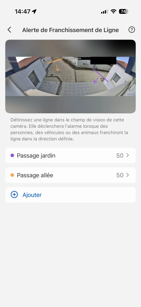 Les alertes de franchissement de ligne, très pratiques !