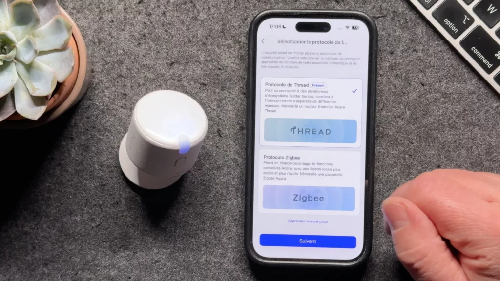 Changement de protocole de l'Aqara FP300 : Thread ou Zigbee ?