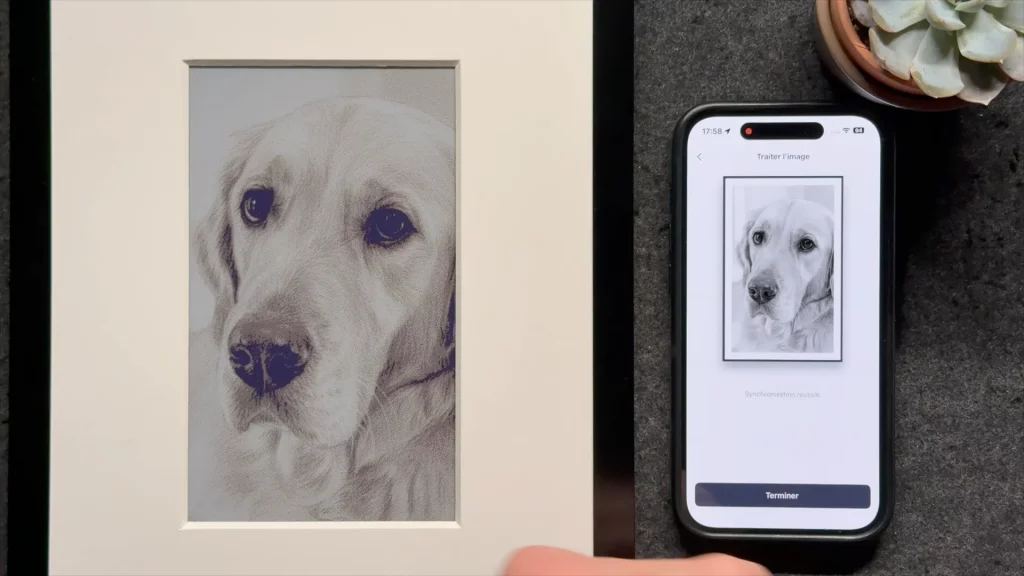 Dans cet exemple le résultat est plutôt satisfaisant