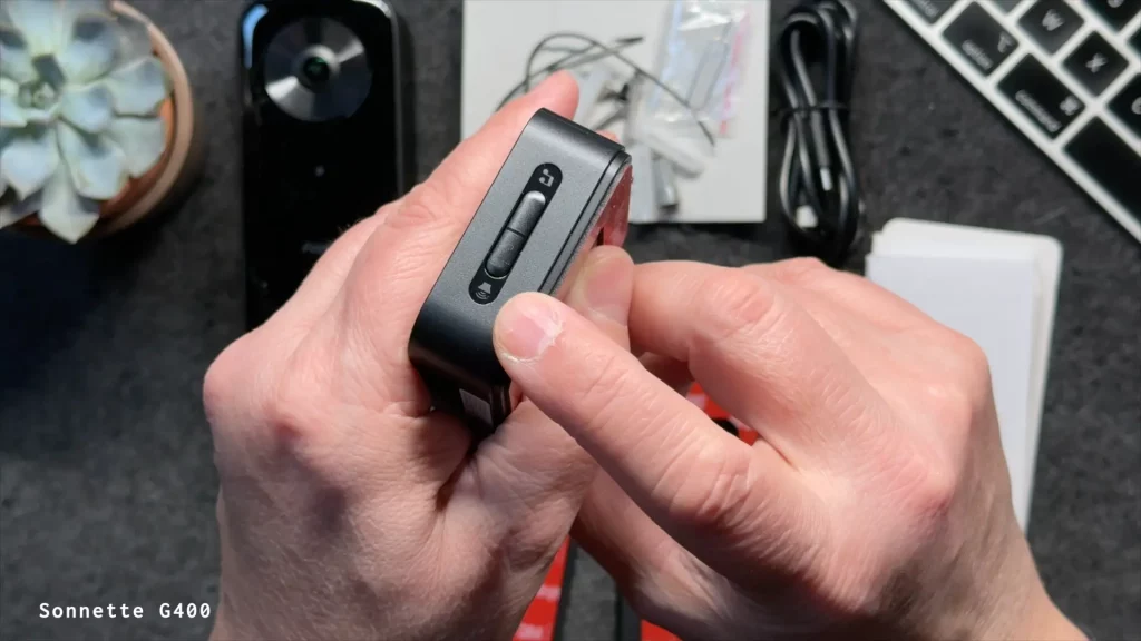 Le carillon de la G400 reste facultatif. On peut régler le volume et la sonnerie.