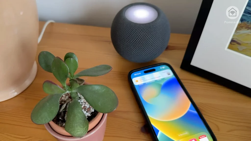 Quelque sonne ? L' HomePod emet un son et Apple Maison affiche une notification