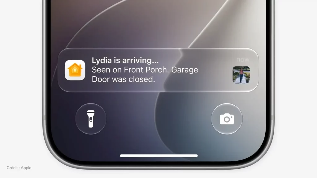Le regroupement intelligent des notifications (Crédit : Apple)
