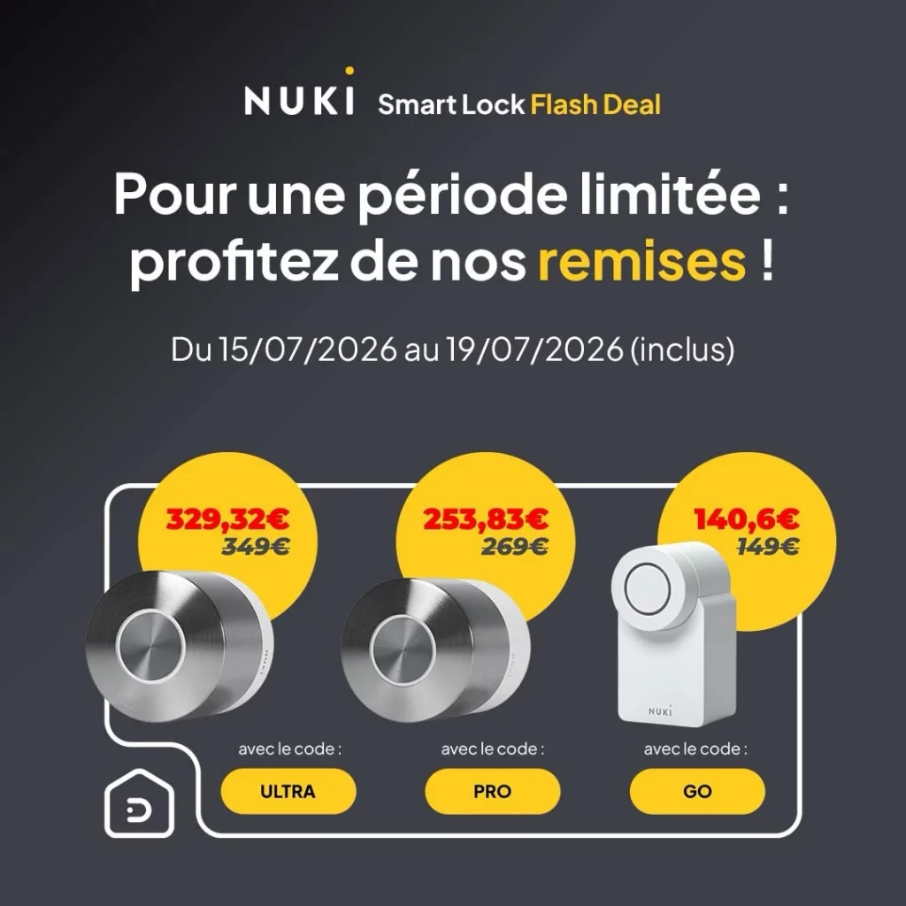 Promotion Nuki chez Domadoo