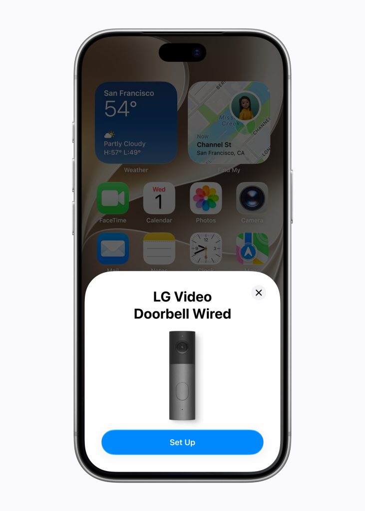 Une configuration simplifiée des accessoires de la gamme Apple Home Collection